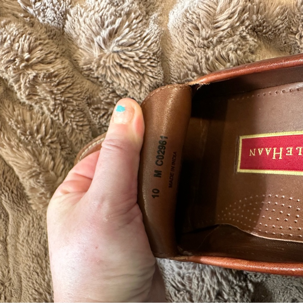 Cole Haan Chestnut Leather Loafers - Picture 7 of 10